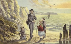 On the Sea Shore by Alexander Francis Lydon